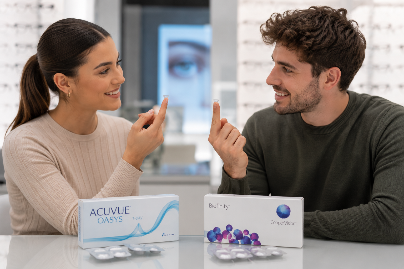 lentes de contacto. Contactología avanzada