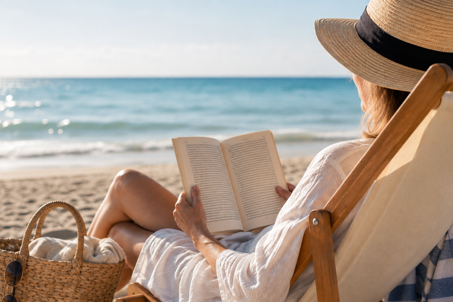 Leer en la Playa con Presbicia: Soluciones Cómodas